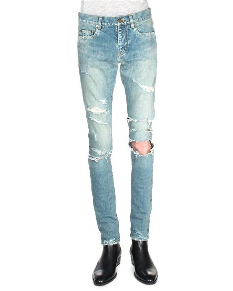 you can't find me denim jacket ysl|ysl jeans for men.